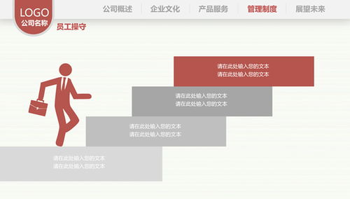 咖啡棕休閑風(fēng) 企業(yè)管理新視覺